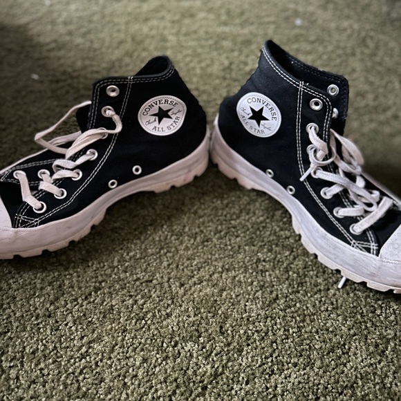 High top. Thick sole. Converse black - Picture 6 of 7